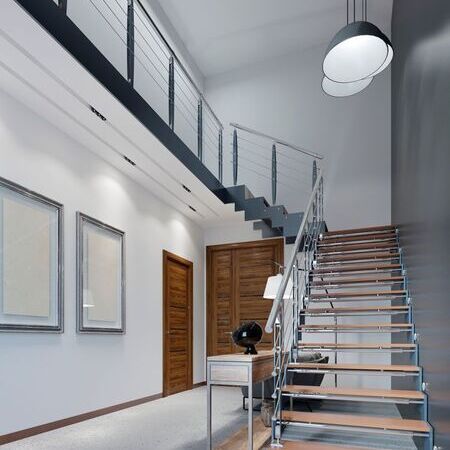 Treppengeländer aus Metall